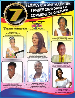 Gressier : les sept femmes qui ont marqué l’année 2020