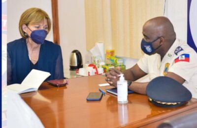 Haïti-Sécurité: Léon Charles a rencontré Helen Meagher La Lime