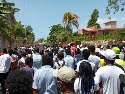 Haiti -Insécurité : Manifestation contre l'insécurité à Jacmel