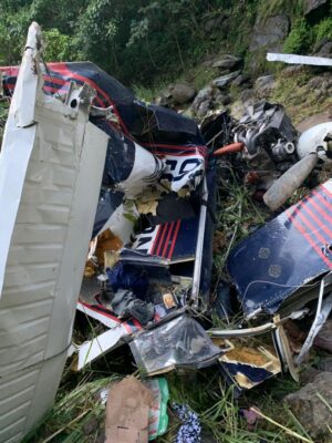 Haïti-Accident: Quatre morts dans le crash d’un petit avion à Léogâne