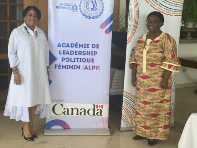Leadership féminin: Maguy Durcé fait partie des 15 femmes sélectionnées au mentoring de 80 femmes en politiques en Haïti