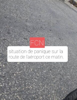 Circulation paralysée sur la route de l'aéroport, des bandits sèment la panique
