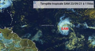 La tempête tropicale SAM est devenue un ouragan de catégorie 1