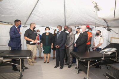 Covid-19 : Les États-Unis font don de quatre hôpitaux de campagne à Haïti