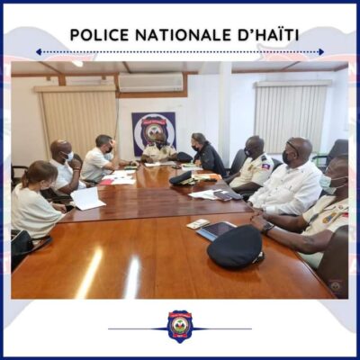 Haïti/PNH:  Rencontre entre Léon Charles et des experts américains sur la question de l'insécurité 