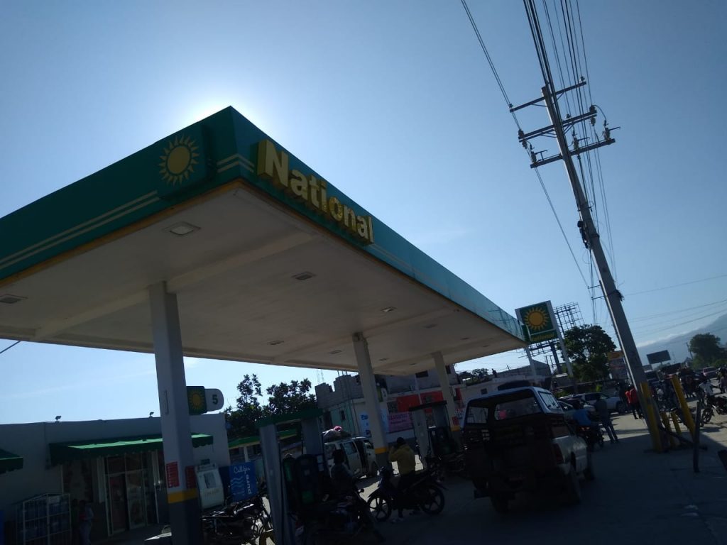 Rareté de carburant: Protestation des motards dans la Commune de Tabarre
