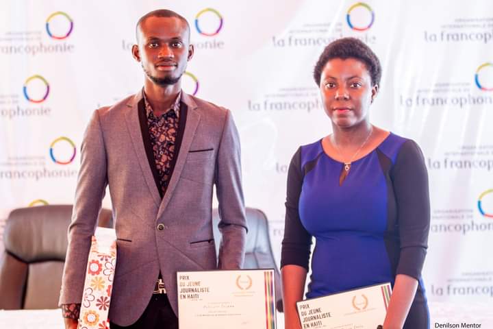 Concours de l'OIF/ Prix jeune journaliste: Germina PIERRE LOUIS, Peterson LUXAMA et Ronel PAUL, trois grands gagnants de la 7ème édition