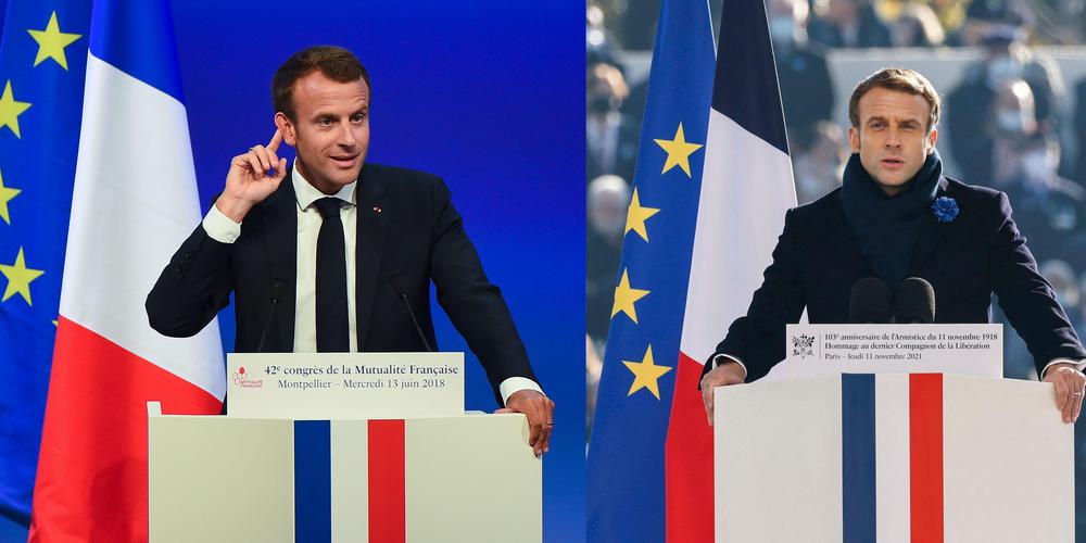 Emmanuel Macron a changé la couleur du drapeau français