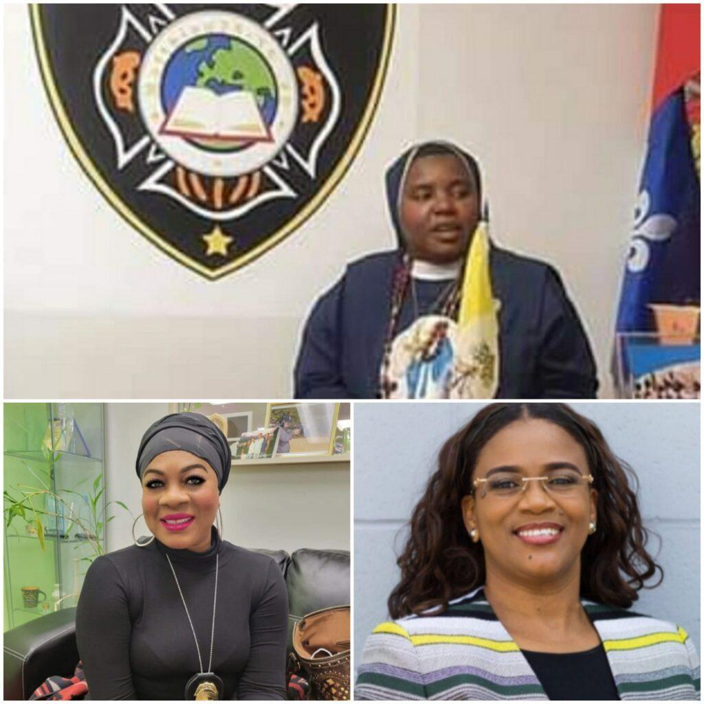 Pour la promotion de la paix dans le monde : Sr. Wildanie Cupidon, Mme. Edwina PAUL et Dr. Natacha J. CLERGER désignées ambassadrices inter religieux à New York