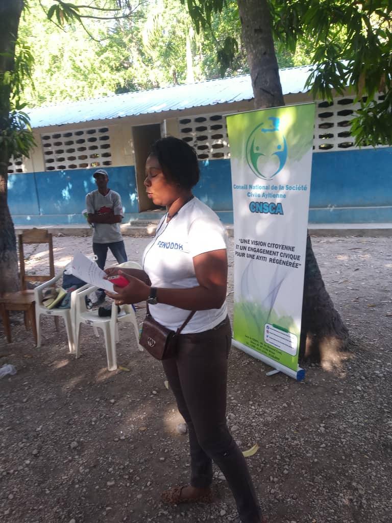 Gonaives: Un atelier de travail organisé par le CNSCA et d'autres organisations sur les techniques de plaidoyer