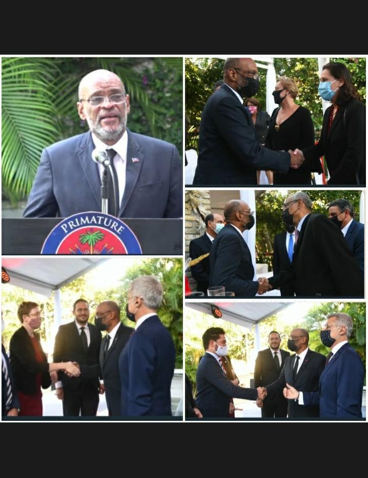 Fêtes de fin d'année, Ariel HENRY exprime ses gratitudes aux diplomates accrédités en Haïti