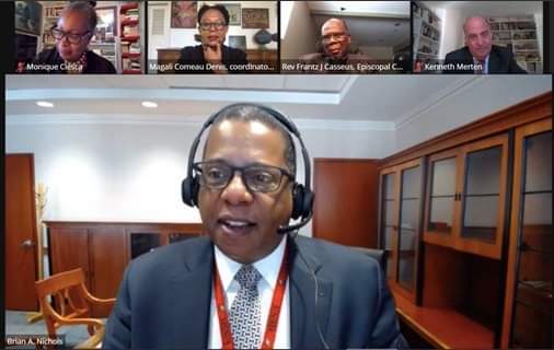 Crise en Haïti: Rencontre entre Brian Nichols et Kenneth Merten et des signataires de l'Accord Montana