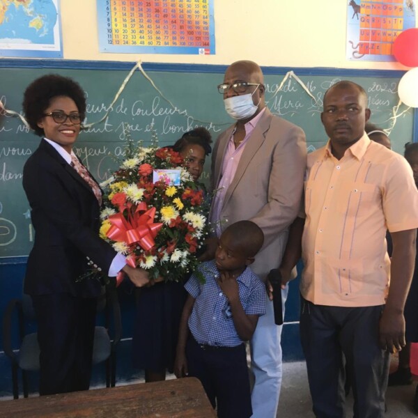 La Coordonnatrice du PNCS célèbre son anniversaire aux côtés des élèves de l'école nationale Colbert Lochard