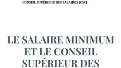 Salaire minimum : Le Conseil Supérieur des Salaires appelle au calme 