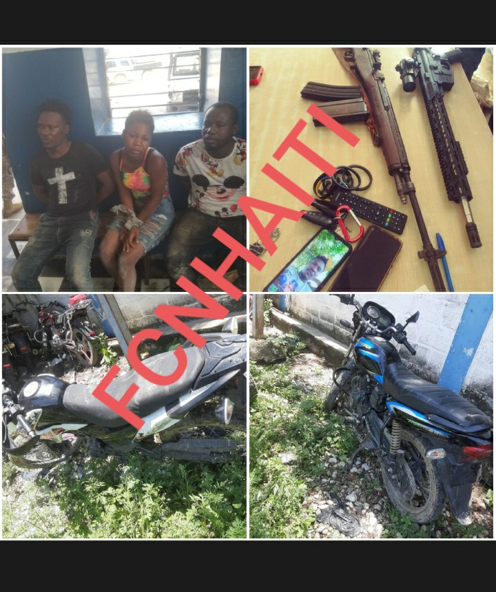 Haïti-Sécurité: Arrestation de trois individus armés, deux fusils saisis