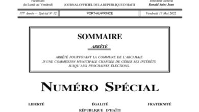 Une nouvelle Commission municipale nommée à la tête de la Commune de l'Arcahaie