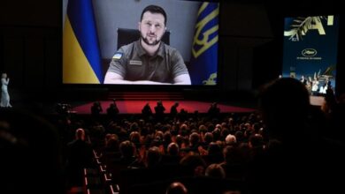 Le président ukrainien Volodymyr Zelensky s'invite à Cannes