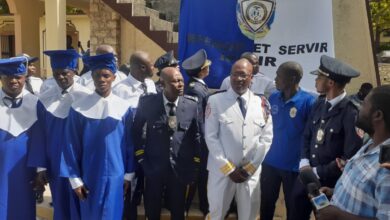 Haïti: 4ème cohorte IPCHR, 54 Policiers Chapelain gradués