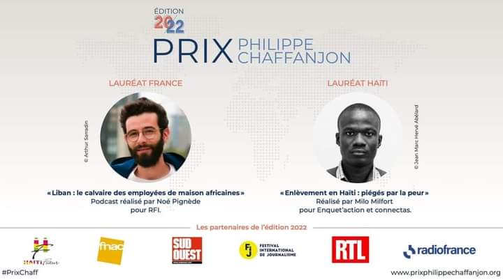 Prix Philippe Chaffanjon: Milo Milfort remporte la 9e édition