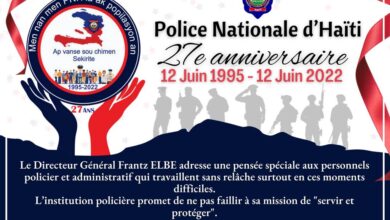 La PNH célèbre son 27e anniversaire