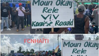 "Okay pap tounen Matisan" scande la population du Sud en signe de solidarité au commissaire Ronald Richemond