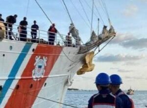 Haïti-Insécurité: Un navire de la Garde-côte américaine patrouille les eaux de Port-au-Prince