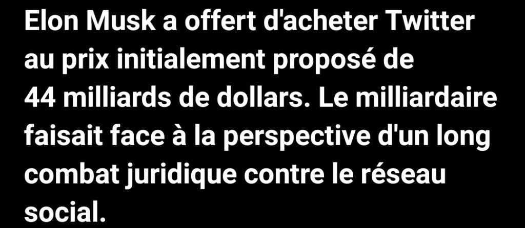Elon Musk fait volte-face et propose à nouveau de racheter Twitter