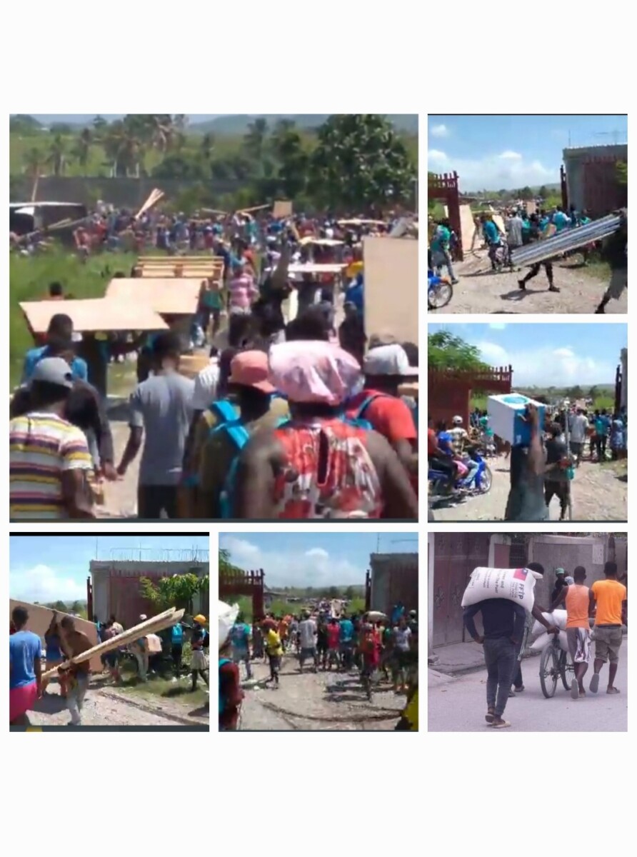 Cayes: la colère de la population prend une tournure violente, plusieurs entreprises pillées ce jeudi