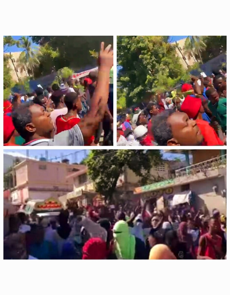 Haiti/banditisme: Plusieurs milliers de personnes ont manifesté pacifiquement contre l'insécurité à Carrefour Feuille et denoncé l'irresponsabilité d'Ariel Henry