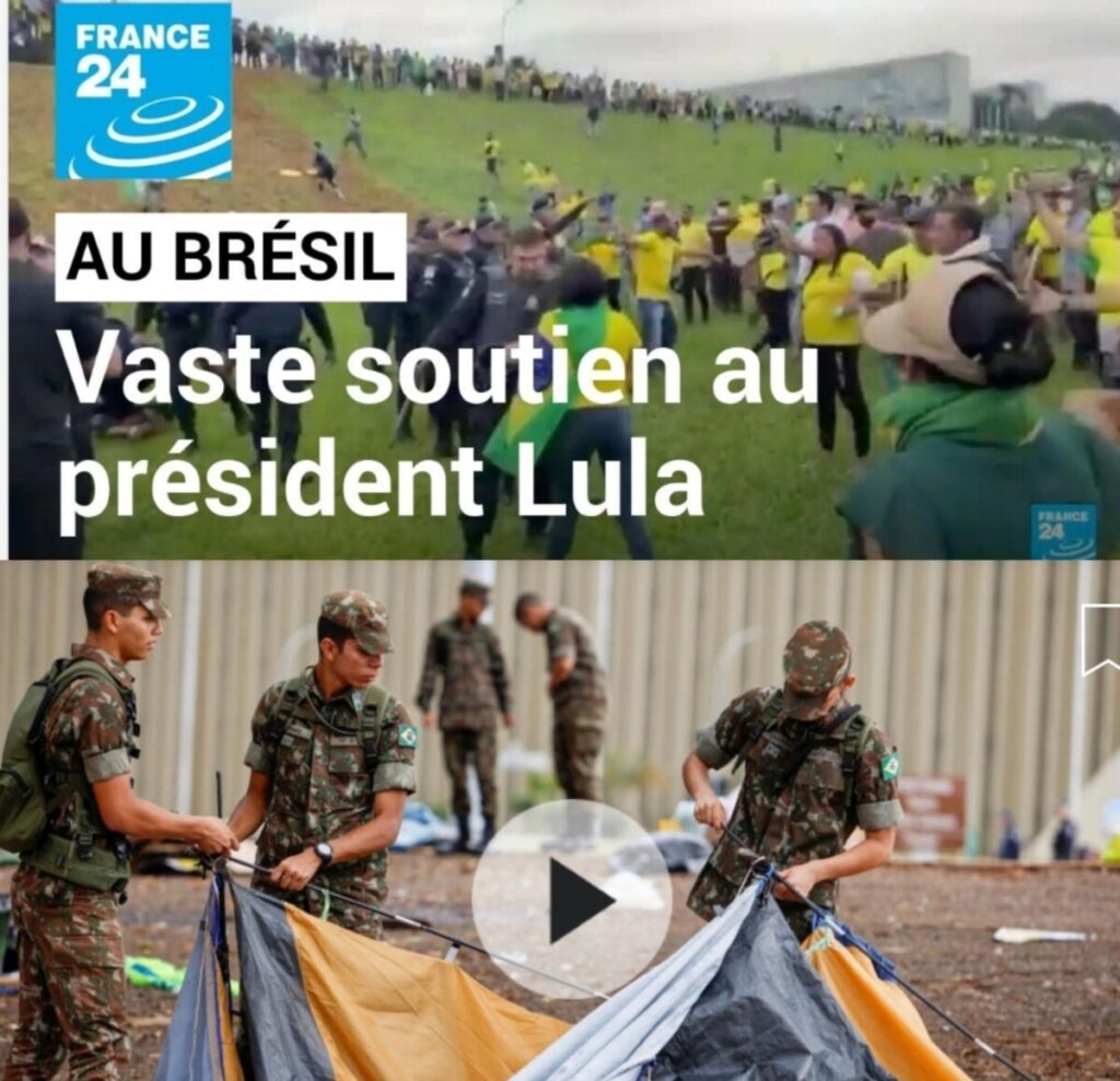 Brésil : le président Lula da Silva reçoit un vaste soutien après les attaques des Bolsonaristes
