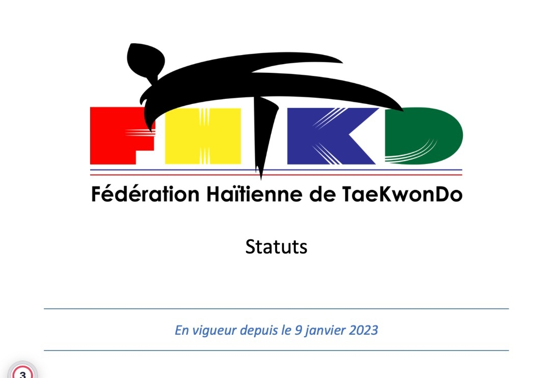 Sport-administration: la fédération haïtienne de Taekwondo s’est dotée de nouveaux statuts