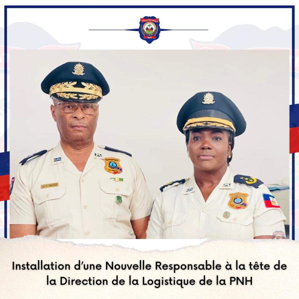 La Commissaire Divisionnaire Marjorie St-Jean installée à la tête de la Direction de la Logistique de la Police