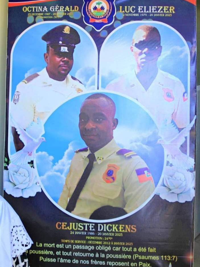 Funérailles des Policiers tués à Métivier : Entre contestation et confusion 3 Funérailles des Policiers tués à Métivier : Entre contestation et confusion