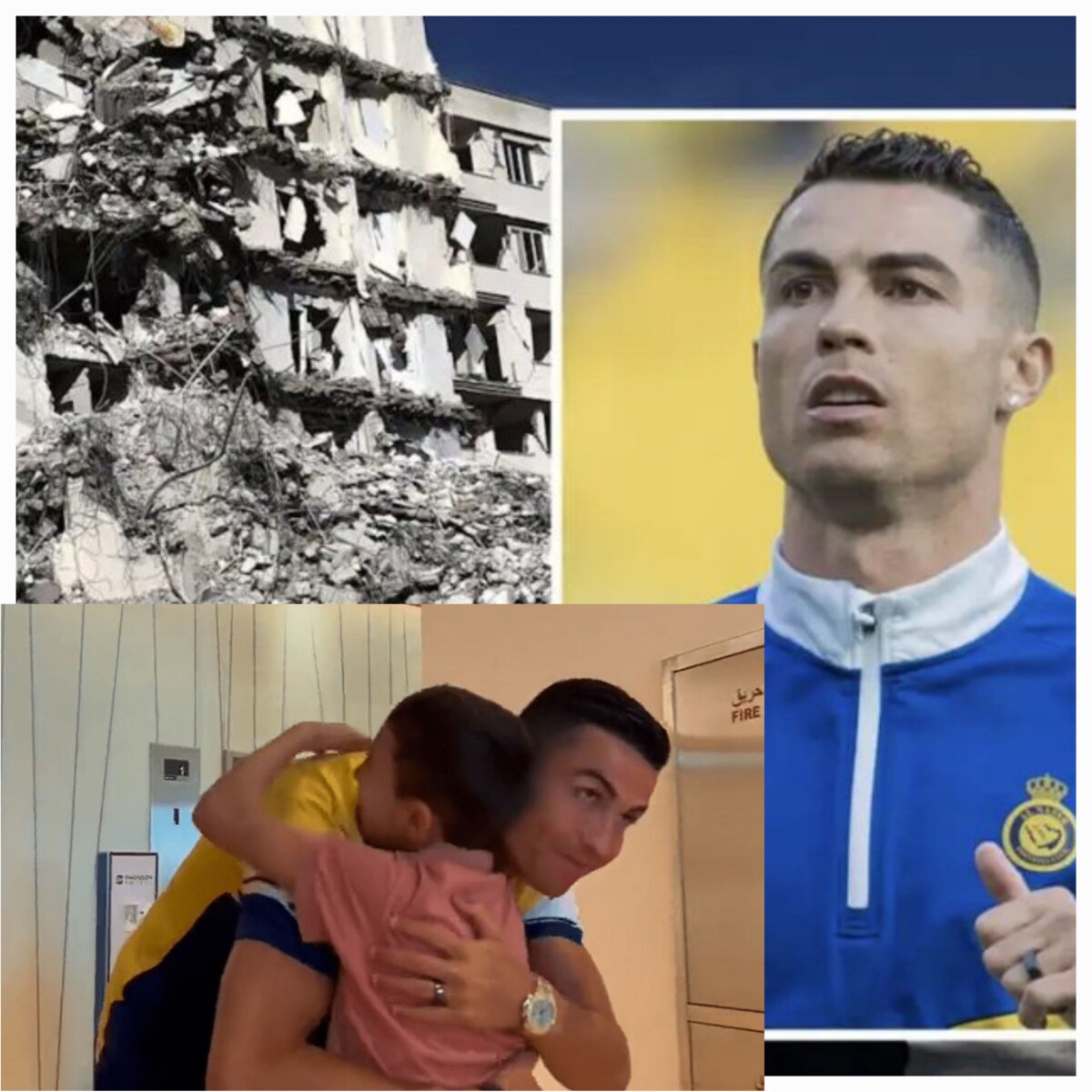 Séisme en Turquie/Syrie: Cristiano redonne le sourire à un garçon attristé par cette tragédie