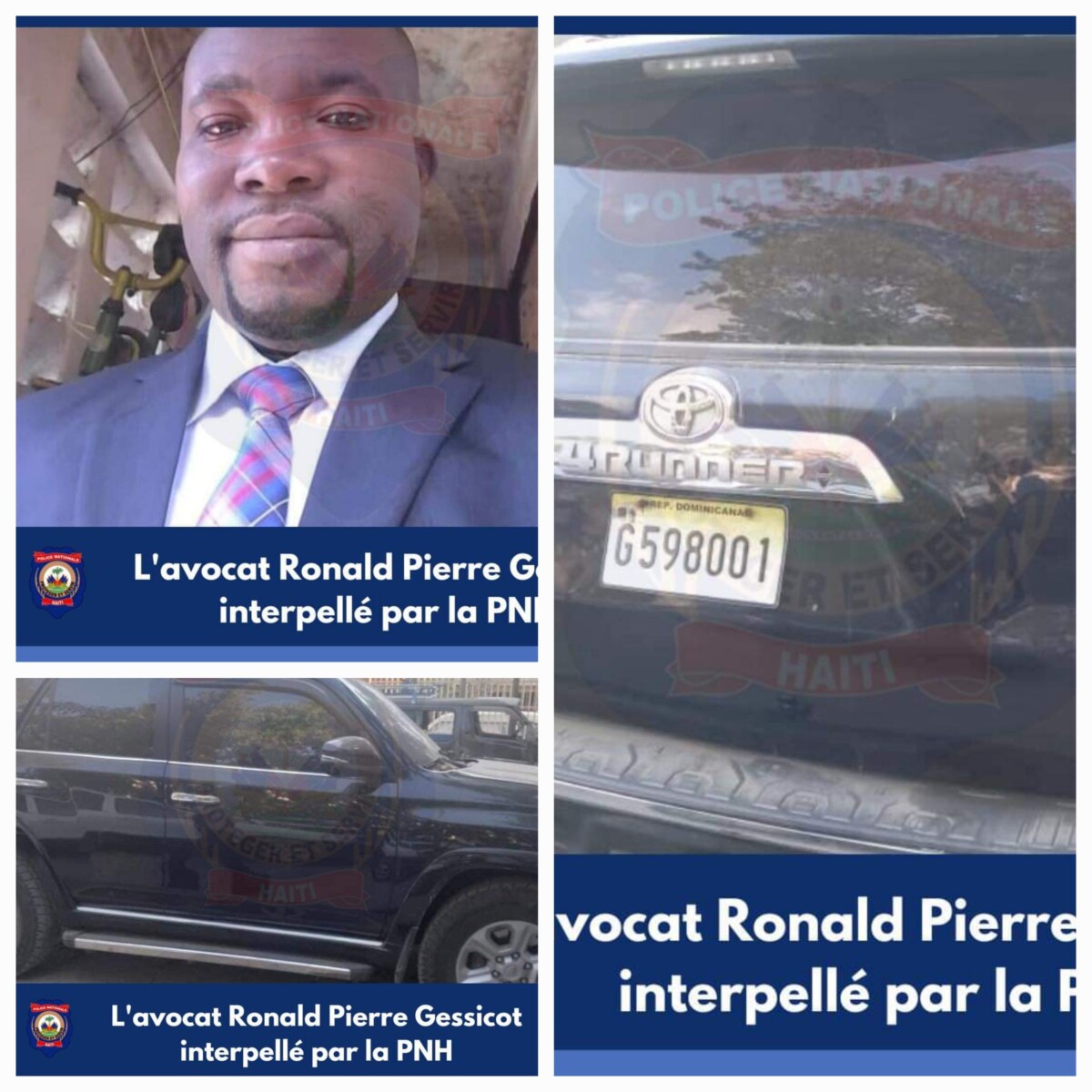 Un avocat impliqué dans le vol de véhicules interpellé à Hinche