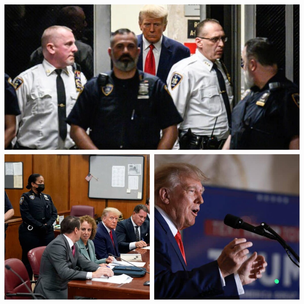 Dossier Pornographique: Inculpé par la justice new-yorkaise, Donald Trump plaide non coupable