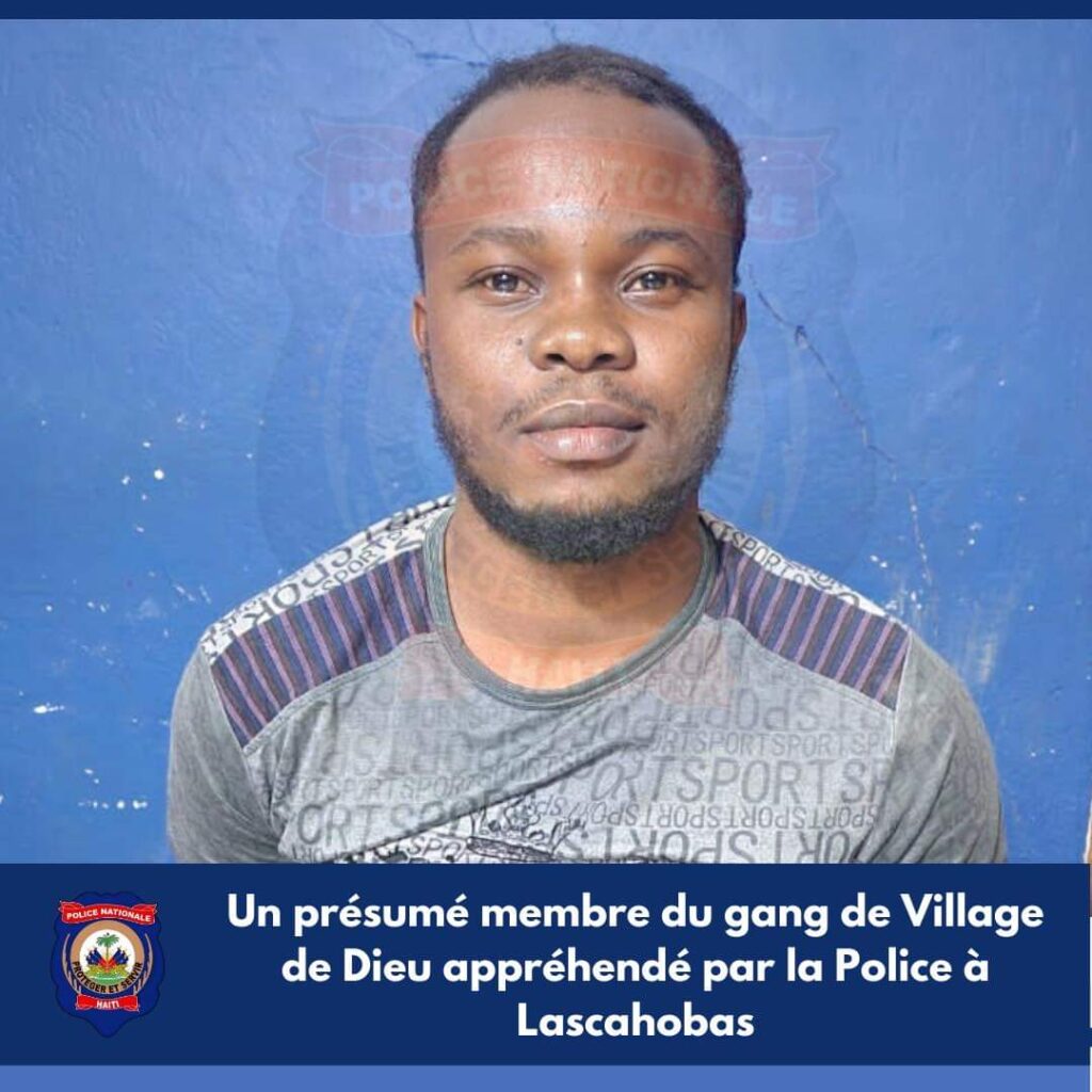 Opération policière : Un présumé soldat du gang de Village de Dieu interpellé à Lascahobas