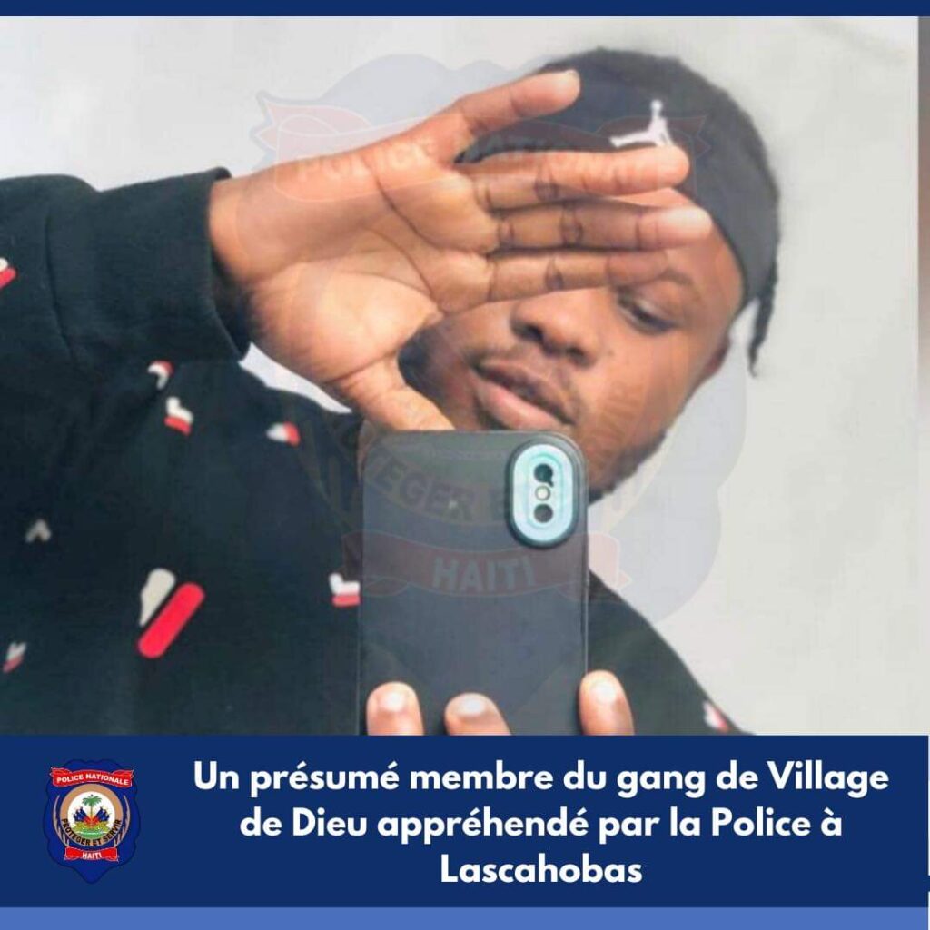 Opération policière : Un présumé soldat du gang de Village de Dieu interpellé à Lascahobas