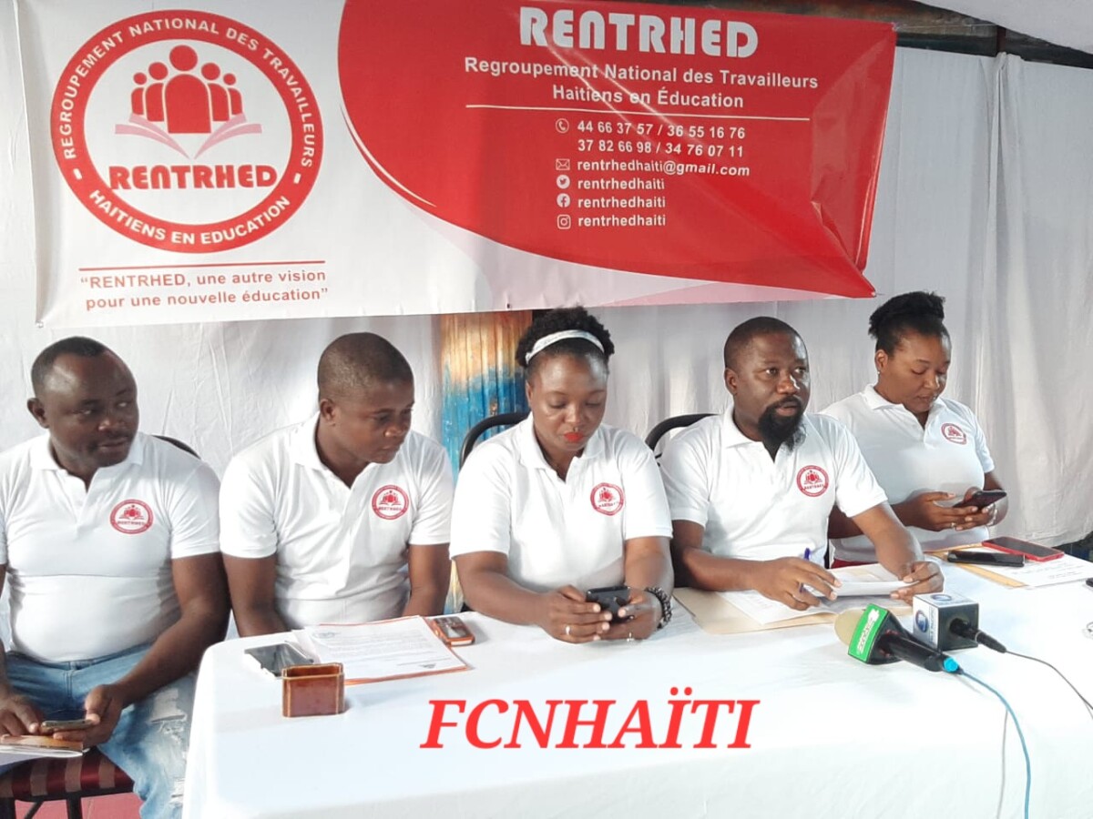 RENTHRED réclame de meilleures conditions de travail pour les employés du MENFP et la nomination des contractuels du PNCS