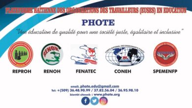 La Plateforme haïtienne des Organisations des travailleurs en éducation invite le titulaire du MENFP à satisfaire leurs revendications