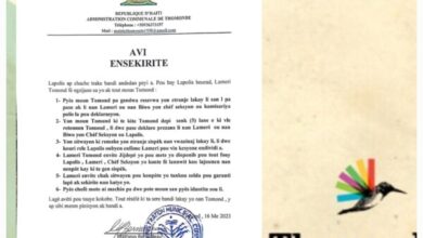 Banditisme: De nouvelles mesures annoncées par la Mairie de Thomonde pour les inconnus