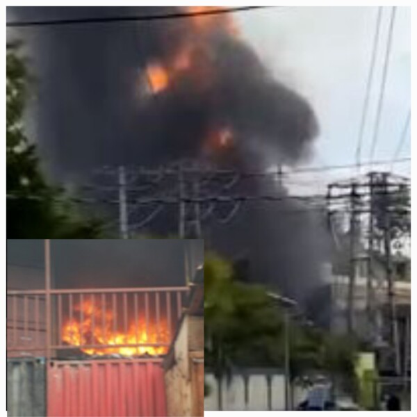 Urgent: le marché 2000 à Delmas 29 en feu