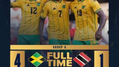 La Jamaïque domine Trinidad et Tobago avec une victoire éclatante de 4-1 4 La Jamaïque domine Trinidad et Tobago avec une victoire éclatante de 4-1
