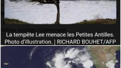 Formation d'une tempête tropicale dans l'Atlantique