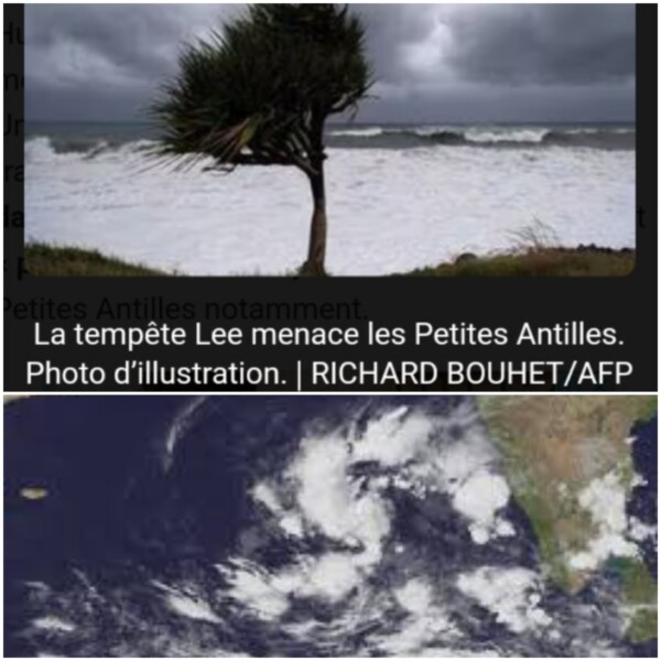 Formation d'une tempête tropicale dans l'Atlantique