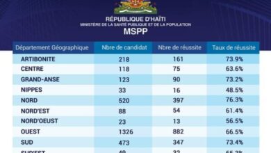Examens d'État en sciences infirmières 2023: 2067 candidats ont réussis