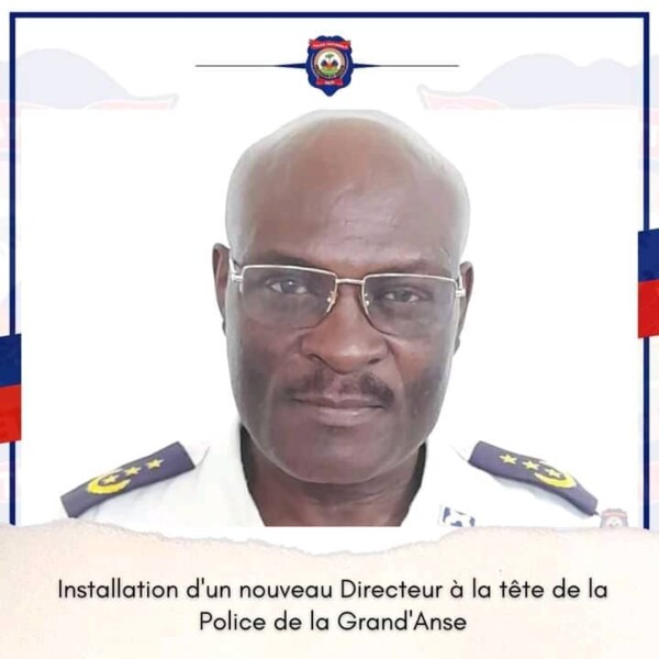 Un nouveau directeur départemental de la PNH installé dans la Grand'Anse