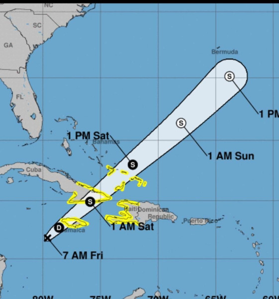 Intempérie: Haïti en état d'alerte jaune en raison d'une dépression tropicale