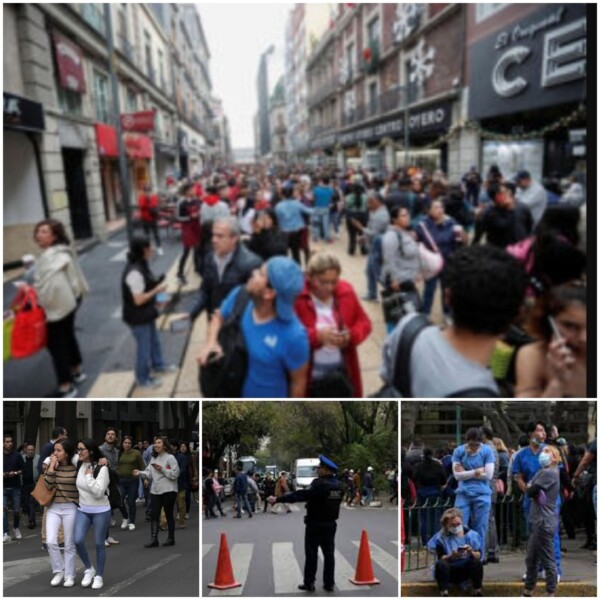 Un séisme de magnitude 5,8 secoue le centre-ville de Mexico 1 Un séisme de magnitude 5,8 secoue le centre-ville de Mexico
