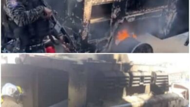 Les bandits en action à Mariani: un véhicule blindé de la PNH incendié